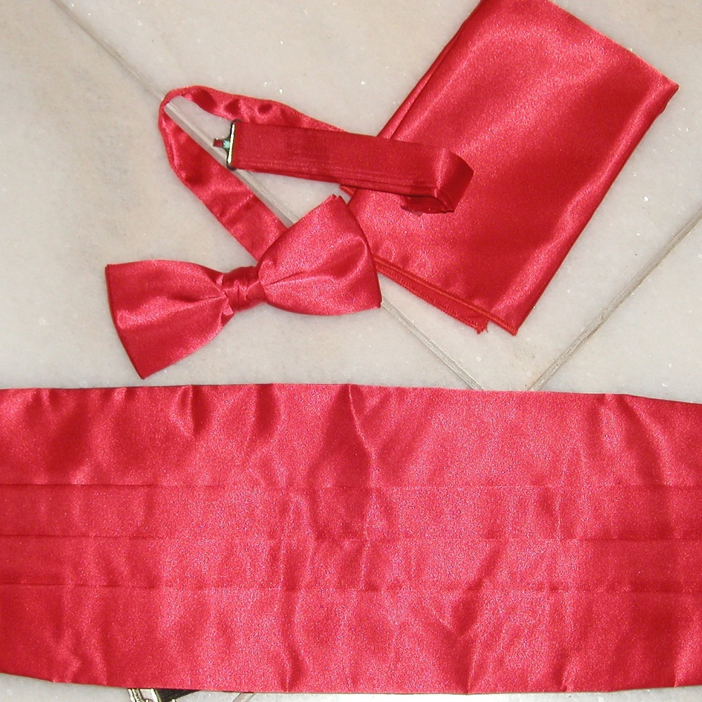 Men Formal Cravat Party Ascot Cummerbund Neck Bow